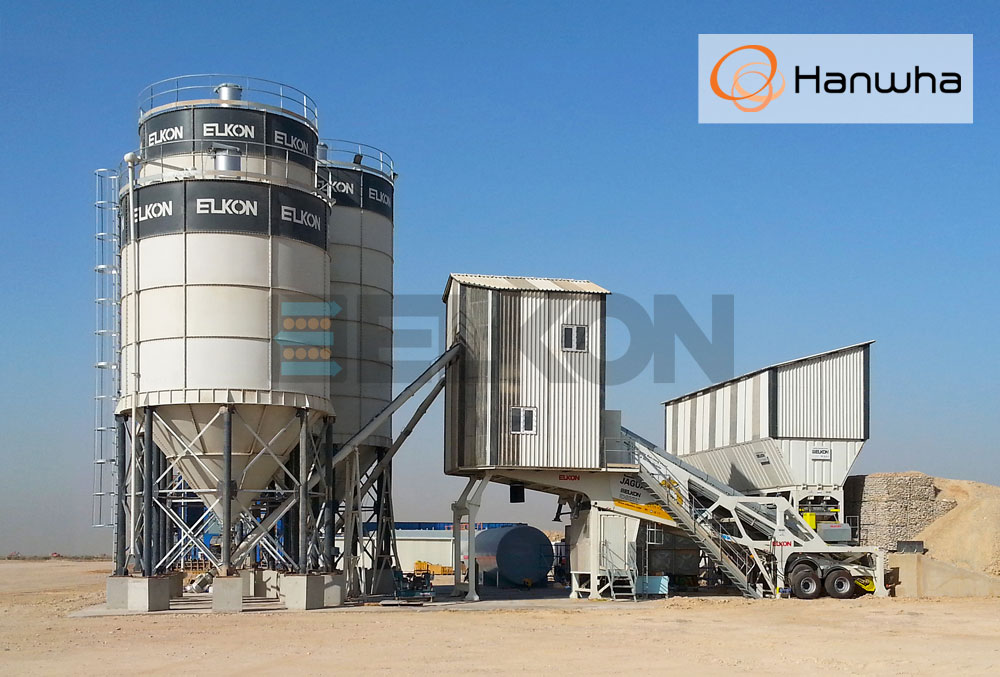 ELKON mobile Betonanlagen für Hanwha E&C-Hanwha