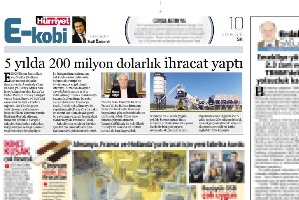 Hürriyet E-Kobi - 5 yılda 200 Milyon Dolarlık İhracat Yaptı