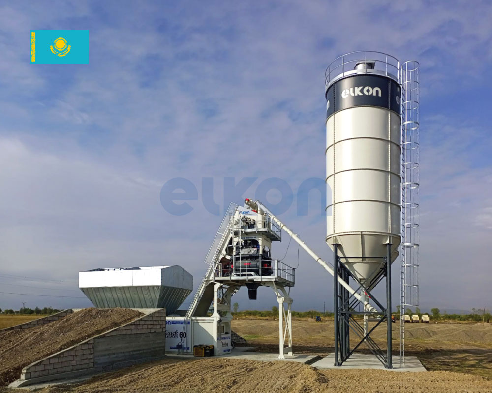  Новый бетонный завод ELKON запущен в Актау, Казахстан