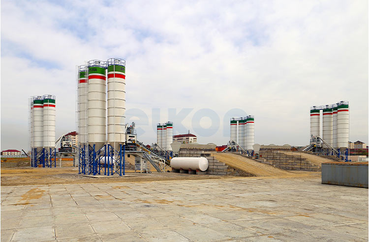 Akhmat Tower with 7 ELKON Concrete Plants 