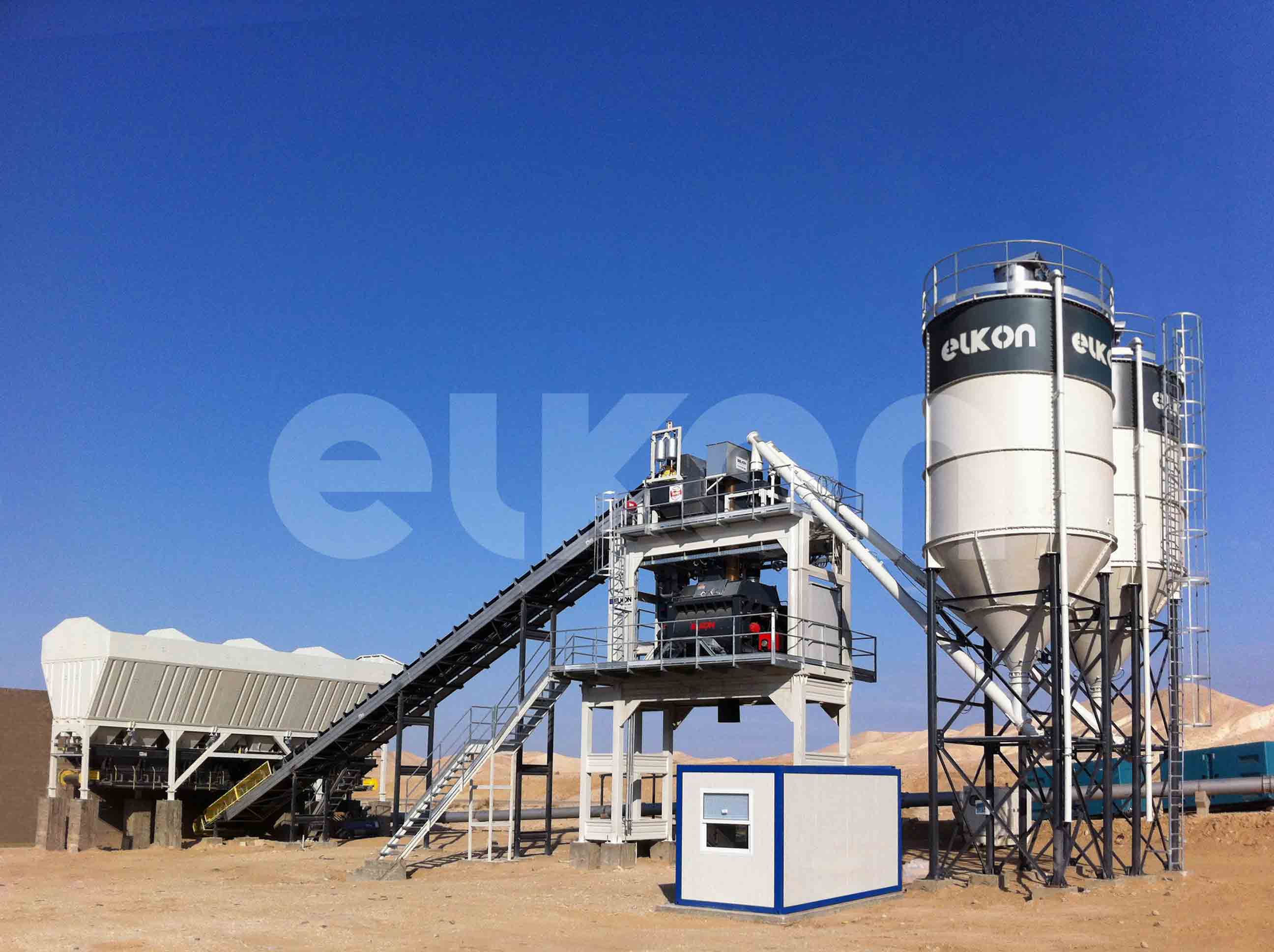 ELKON Concrete Plant Installations in 3 Different Cities of IRAQ