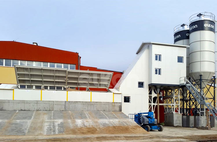 Centrale à béton préfabriqué sur mesure pour producteur de traverses de chemin de fer à grande vitesse en Pologne