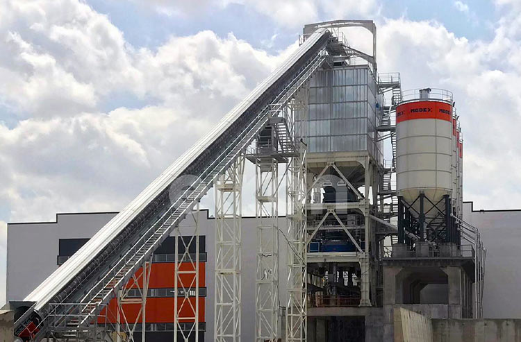 Bespoke Tower Concrete Plant in Kazakhstan 