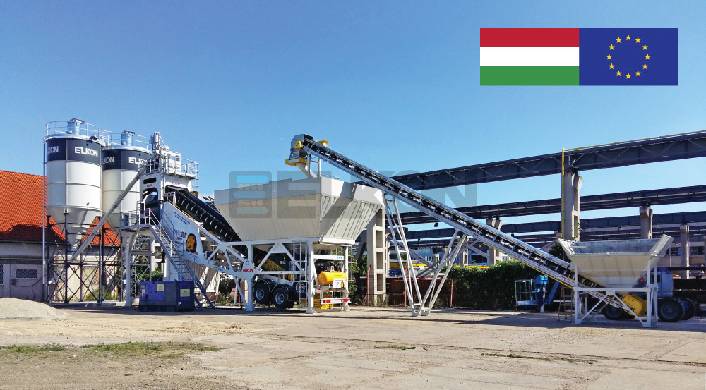La puissante centrale à béton mobile sera mise en exploitation en Hongrie
