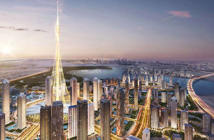 2 ELKOMIX-200 für den Deira-Creek-Tower in Dubai