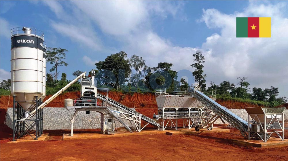 Mise en service d’une nouvelle centrale à béton au Cameroun terminée !