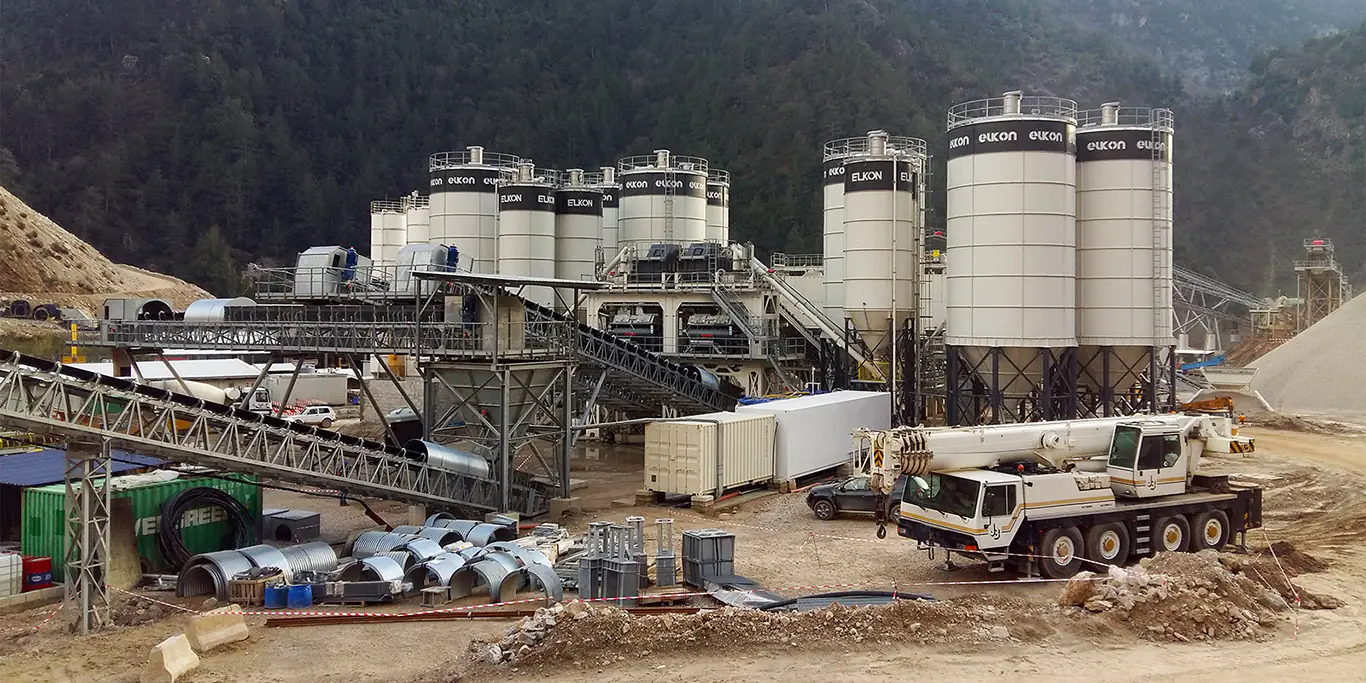 RCC Batching Plant for Jannah Dam, Lebanon