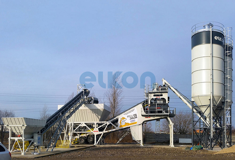 ELKON's Jaguar produziert in kuzer Zeit 50.000m³ Beton