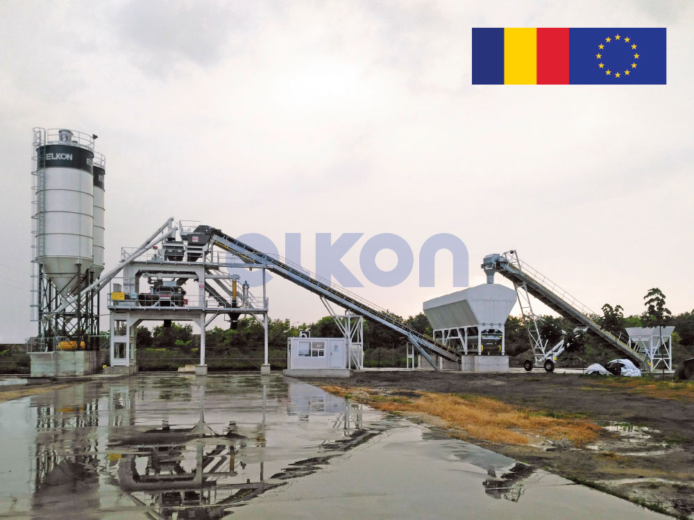 ELKON met en exploitation une centrale de production de béton prêt à l’emploi et de mélange sec en Roumanie